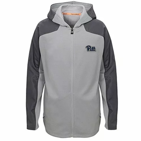 NCAA Other - NWT [Gen 2] Pitt Panthers Tek Warm Delta Zip-Up Hooded Sweatshirt Youth M 10/12